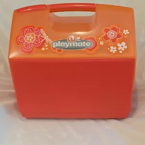 Iglu Retro Playmate Elite Blumen 16 Quart Kühlbox Rot Orange Made In USA - Bild 1 von 13