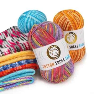 1Pc 50g Milk Cotton Yarn for Knitting Crochet Soft Baby Wool Yarn Rainbow Scarf - Picture 1 of 63