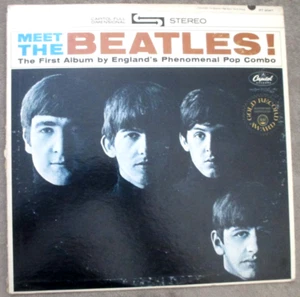 MEET THE BEATLES '64 LP APPLE ST-2047 UltraSonic VG/Fair ROCK Debut RE Scranton - Picture 1 of 15