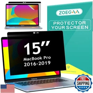 ZOGEAA Privacy Screen MacBook Pro 15 inch (2016-2019), Magnetic Removable Ant - Picture 1 of 5
