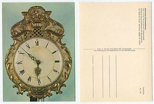 28387 - Hölzerne Schwarzwalduhr, spätes 18. Jhd. - alte Ansichtskarte - Bild 1 von 1