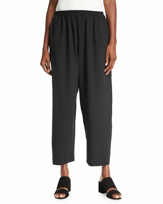 Pantalones de lana ligeros elásticos azul marino talla 3 Eskandar nuevos con etiquetas Foto 1 de 4