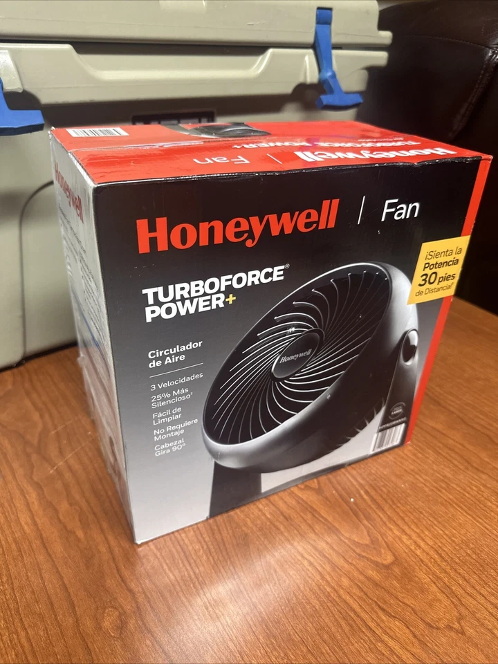 Honeywell Turbo Force Power Air Circulator Fan, HPF820BWM, Black, New in Box - Image 1 of 1
