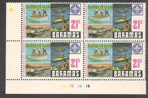 Bahamas #411 (A59) VF MNH - 1972 21c Boy Scouts / Boating  - Picture 1 of 1