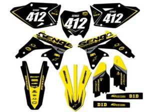 2008-2017 RMZ 450 BINARY Yellow Senge Graphics Kit Compatible with Suzuki - Picture 1 of 10