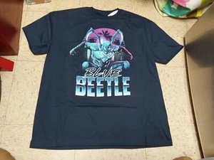 Nueva con etiquetas Blue Beetle Hombre Camiseta Algodón Azul Marino XL - Imagen 1 de 1