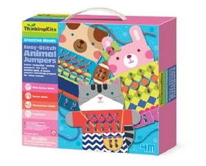 EASY-STITCH TIERPULLOVER - KREATIVE HÄNDE KINDER BASTELN & AKTIVITÄT DENKSETS - Bild 1 von 1