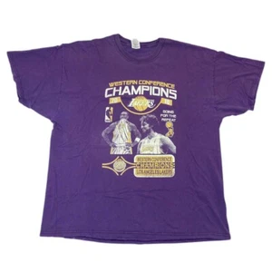 Lakers NBA Champions Rap Tee Shirt Mens 2XL Kobe Bryant Pau Gasol 2010 - Picture 1 of 7
