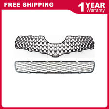Bumper Grilles Kit Front Lower For 2007-2008 Toyota Yaris