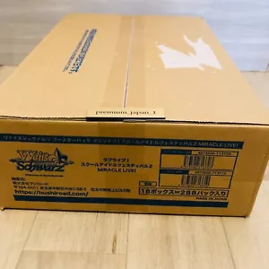 Weiss Schwarz Love Live School Idol Festival 2 Miracle Live 1case(18boxes) - Picture 1 of 20