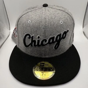 New Era 59Fifty Chicago White Sox All-Star Game Wool Gray Fitted Hat Size 7 1/2 - Picture 1 of 7