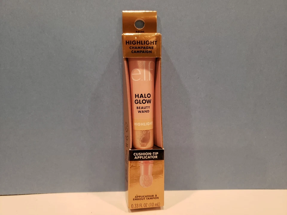 ELF- Halo Glow Beauty Wand Highlighter Cushion Tip Applicator-Champagne Campaign - Image 1 of 1