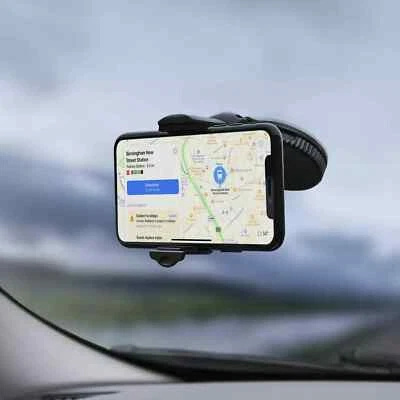 Universal Car Mobile Phone Holder 360 Dashboard Windscreen Suction Mount Stand - Image 1 of 4