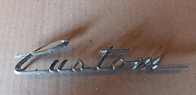 62 Rambler Custom emblema tapa maletero 1962 clásico americano camioneta puerta trasera Foto 1 de 4