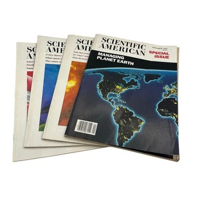 Scientific American Vintage Magazines Lot Of 4 1989, 1991, 1994, 1995 Foto 1 de 4