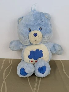 Juguete de peluche Care Bears 2002 Grumpy Bear 12" vintage nube de lluvia azul - Imagen 1 de 9