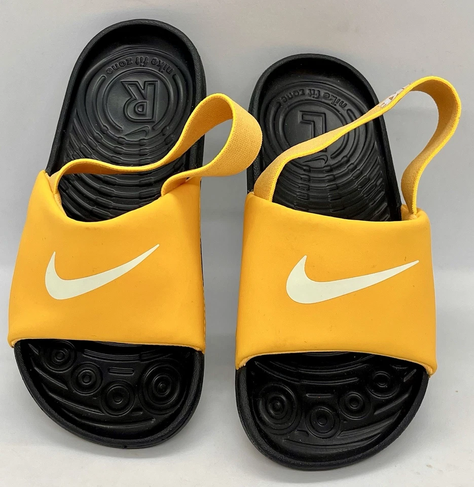 Nike Toddler Sandal Kawa Slide (TD) Yellow, Size 10C, BV1094 802 - Image 1 of 4