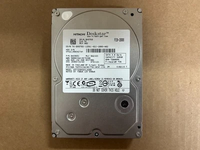 HDD Hard Drive SATA Desktop 3.5" Hitachi Apple HDT725032VLA360 320GB - Image 1 of 4