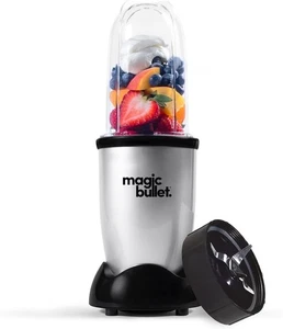 nutribullet magic bullet Starter Kit, All-in-one Food Processor & Blender Silver - Picture 1 of 11