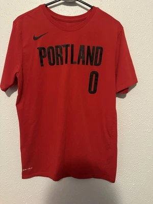 Camiseta 17-19 Portland Trail Blazers Damian Lillard Edición Declaración Foto 1 de 2