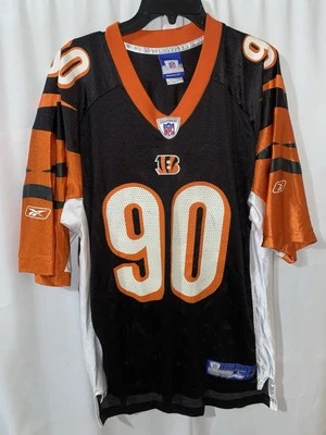 Camiseta deportiva grande para hombre Cincinnati Bengals Justin Smith 90 Reebok On Field Foto 1 de 4