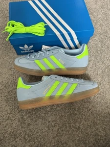 Adidas Gazelle Indoor Clear Sky Solar Green | UK4 | Trusted Seller ⭐️✅ - Picture 1 of 8