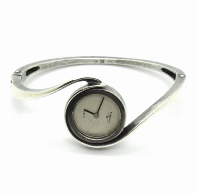 DESIGNER BIJOU JEUNESSE Armbanduhr 925 Silber 70 Modernist Luxury massiv 30Gr. - Bild 1 von 4