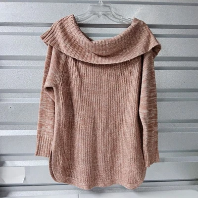 Suéter Jason Maxwell Cuello Grande Tejido Pullover Informal Cómodo 1X Foto 1 de 4