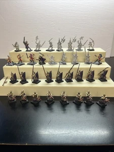 Vtg Citadel Warhammer Dark Elves Knights Archers Fantasy Metal Plastic Lot W17 - Picture 1 of 17