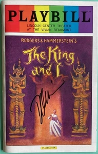 Daniel Dae Kim Only) Playbill firmado El Rey y yo Marin Mazzie Conrad Ricamora - Imagen 1 de 1