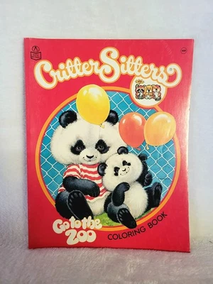 UNUSED Vintage Critter Sitters Go To The Zoo Coloring Book 1983 - Image 1 of 4
