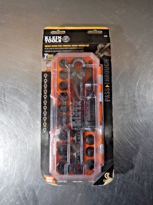 Klein Tools 65400 Impact Rated Pass-Through Wrench Set - NEW - Image 1 of 4