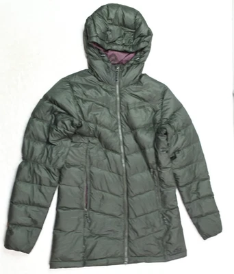 Chaqueta de plumón Outdoor Research Transcendent para mujer pequeña verde manga larga cremallera completa Foto 1 de 4