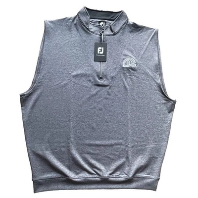 NUEVO CON ETIQUETAS FootJoy Pastors Masters Performance 1/2 Golf Pullover Chaleco Gris XXL Hombres Foto 1 de 4