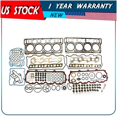 ✔ Комплект прокладок головки MLS подходит для 03–10 Ford E-350 Excursion F-250 Super Duty 6,0 л - Изображение 1 из 4