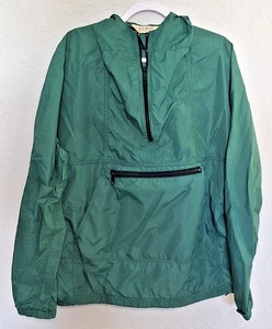 Vintage LL Bean Half Zip Anorak Jacke Herren Größe L Forest Green Made In USA 90s - Bild 1 von 12