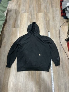 Carhartt Hoodie Herren 2XL schwarz lockere Passform mittelschwer Arbeitssweatshirt K288 schwarz - Bild 1 von 17