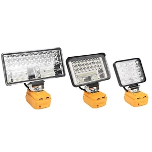 Luz de trabajo LED inalámbrica recargable con puertos de carga USB dobles - Imagen 1 de 34