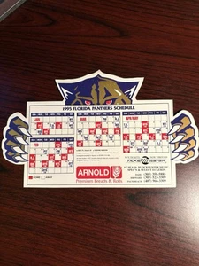 Florida Panthers 1995 Magnetic Schedule - Picture 1 of 2