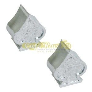 Caps Valve Cover Ace Of Spade Chrome-Plated Universal (2 Pieces) - Picture 1 of 1