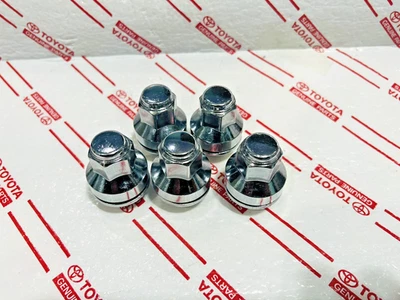 *NEW 5 LEXUS LS460 LS600H LC500 OEM WHEEL LUG NUT FACTORY 2007-2023 CHROME (5) - Image 1 of 3