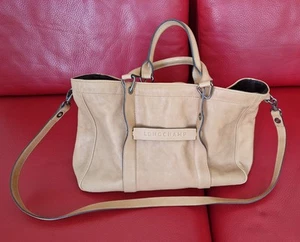 Longchamps Ledertasche 3D naturfarben - Bild 1 von 7