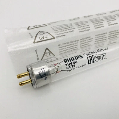 TUV 4W PHILIPS T5 Lamp Tube G4T5 UV Filter Bulb Lamp UV-C 4 Watt - Image 1 of 2