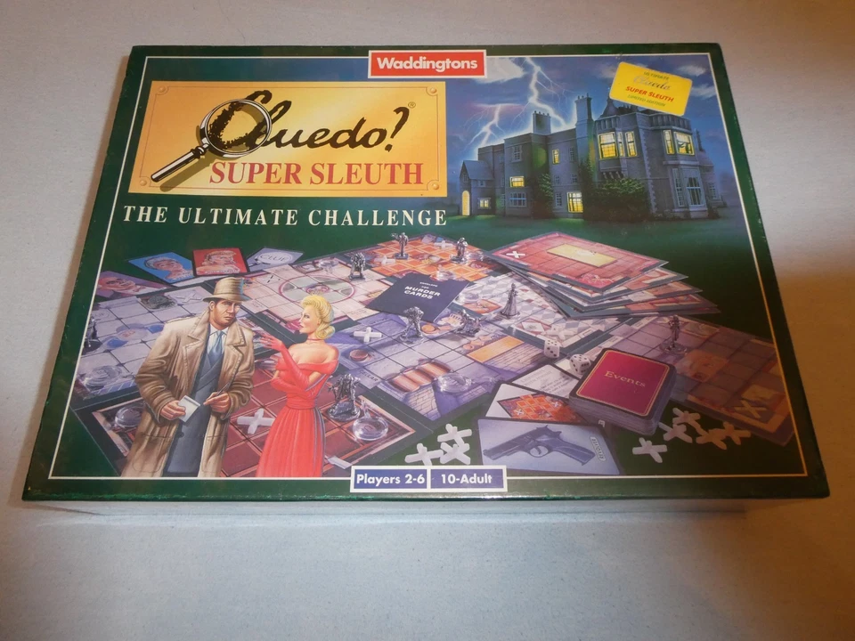 cluedo super sleuth board game, new and sealed - Image 1 of 1