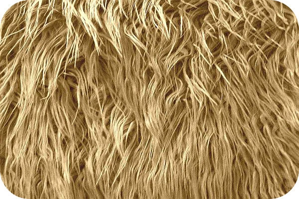 Fotografia de pele sintética mongol de camelo ninho recém-nascido 18 x 20 polegadas  - Imagem 1 de 1