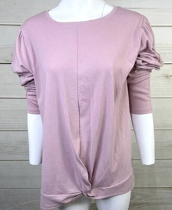 New Nine West Women's Long Pleat Sleeve Twist Front Top Size 2XL 2X NWT B1317 - Picture 1 of 11