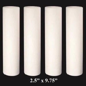 4 Sediment 2.5" x 9.75" Water Filters (5 Micron) Reverse Osmosis RO Cardridges - Picture 1 of 1