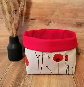 Utensilo, Brotkorb, Stoffkorb, Korb zur Aufbewahrung, genähtes Körbchen handmade - Bild 1 von 7
