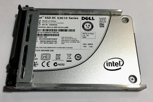 Intel 04H94X 1.6TB SSD 2.5" SATA Model: SSDSC2BX016T4R DP/N: 4H94X *U-310 Hours* - Picture 1 of 3