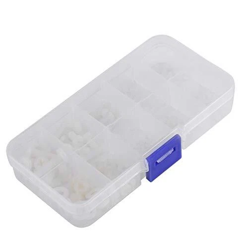 150 pz Nylon Viti Bulloni Dadi Rondelle M2 M2.5 M3 M4 M5 Kit Assortimento (T3V) - Immagine 1 di 1